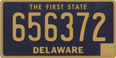 DE license plate 656372