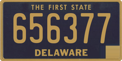 DE license plate 656377