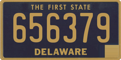 DE license plate 656379