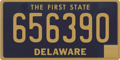 DE license plate 656390