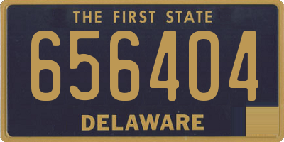 DE license plate 656404
