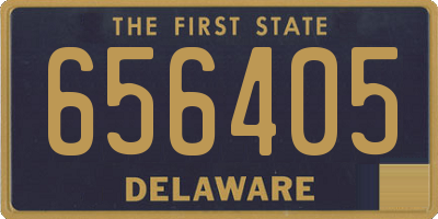 DE license plate 656405