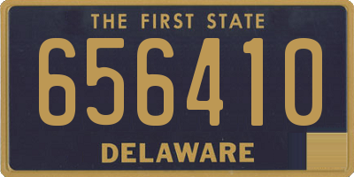 DE license plate 656410