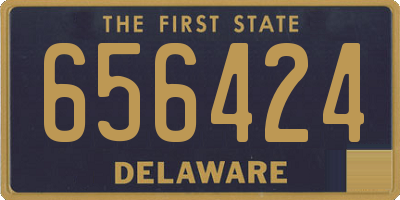 DE license plate 656424