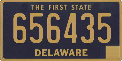 DE license plate 656435