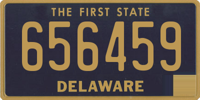 DE license plate 656459