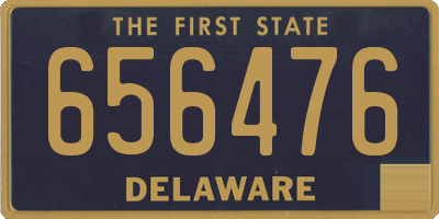 DE license plate 656476