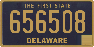 DE license plate 656508