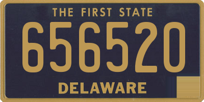 DE license plate 656520