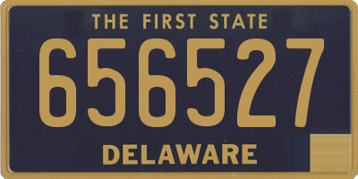 DE license plate 656527