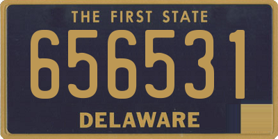 DE license plate 656531