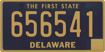 DE license plate 656541