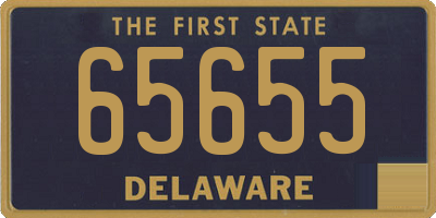 DE license plate 65655