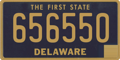 DE license plate 656550