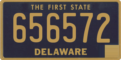 DE license plate 656572