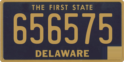DE license plate 656575