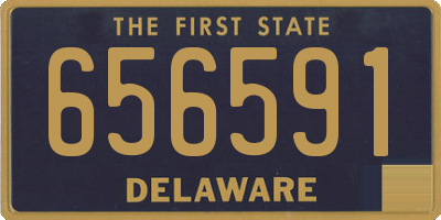 DE license plate 656591