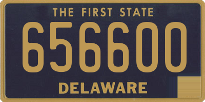 DE license plate 656600