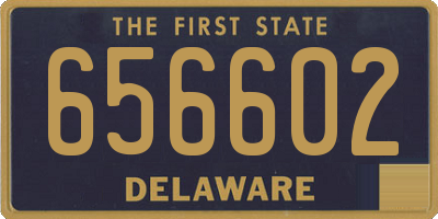 DE license plate 656602
