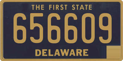 DE license plate 656609