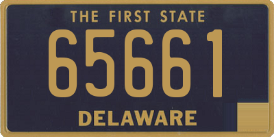 DE license plate 65661