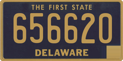 DE license plate 656620
