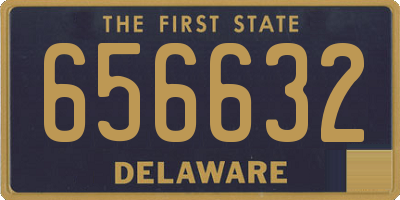 DE license plate 656632