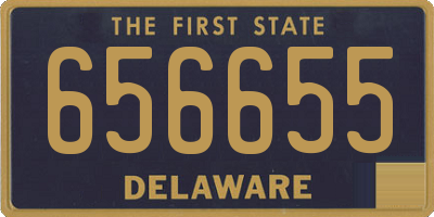 DE license plate 656655