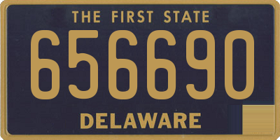 DE license plate 656690