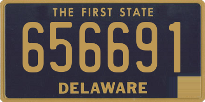 DE license plate 656691