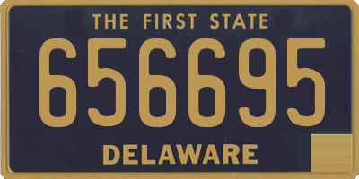 DE license plate 656695