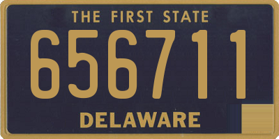 DE license plate 656711