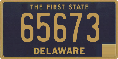 DE license plate 65673