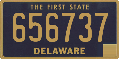 DE license plate 656737