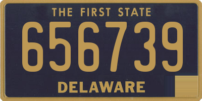 DE license plate 656739