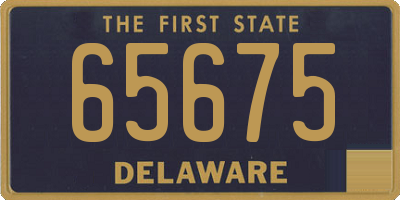 DE license plate 65675