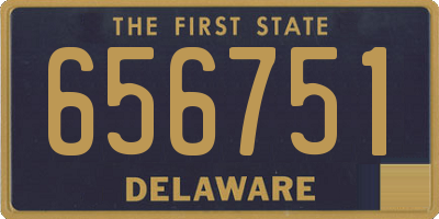DE license plate 656751