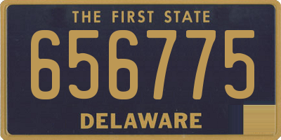 DE license plate 656775