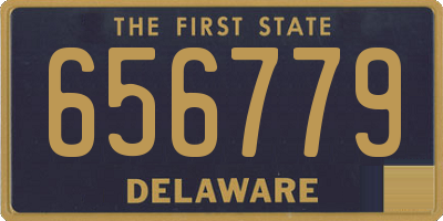DE license plate 656779