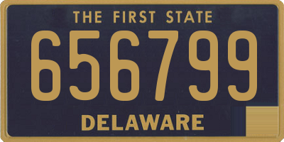 DE license plate 656799