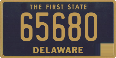 DE license plate 65680