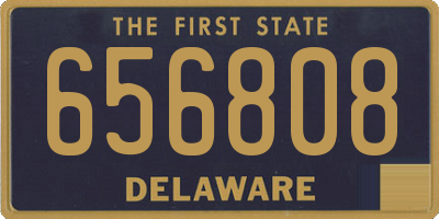 DE license plate 656808