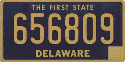 DE license plate 656809