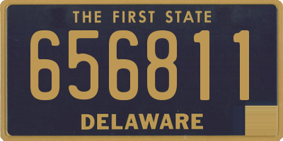DE license plate 656811