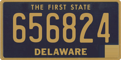 DE license plate 656824