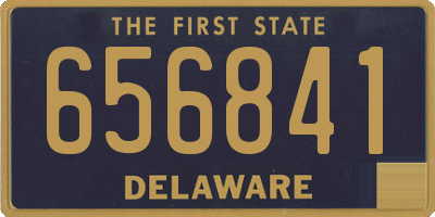 DE license plate 656841