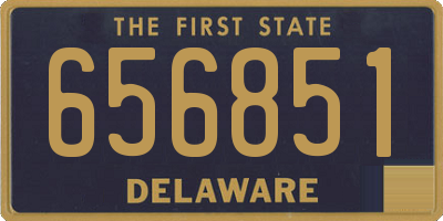 DE license plate 656851