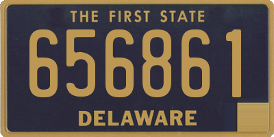 DE license plate 656861