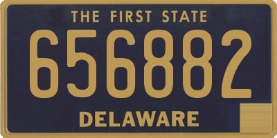 DE license plate 656882