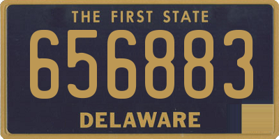DE license plate 656883